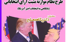 طرح نظام موازنه مثبت آرای انتخاباتی (با نگاهی به انتخابات اخیر امریکا)- دکتر پگاه مصلح