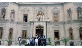 بازدید دانشجویان و همکاران از موزه ملی ایران و موزه آبگینه