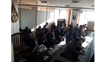 مراسم سوگواری و زیارت عاشورا به‌مناسبت ایام فاطمیه سلام الله علیها