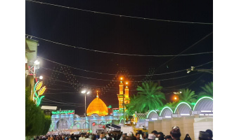 مراسم دیدار با زائران عتبات عالیات