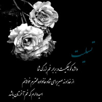 پیام تسلیت رئیس پژوهشگاه به مناسبت درگذشت همکار گرامی سرکار خانم لیدا ملکی