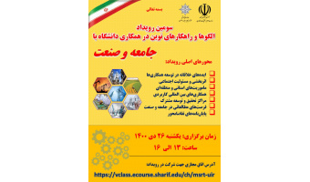 سامانه «تاک» پژوهشگاه به عنوان سامانه برگزیده در سومین رویداد الگوها و راهکارهای نوین در همکاری دانشگاه با جامعه و صنعت وزارت علوم