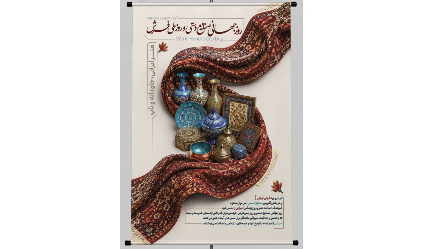 روز ملی فرش و روز جهانی صنایع دستی گرامی باد.