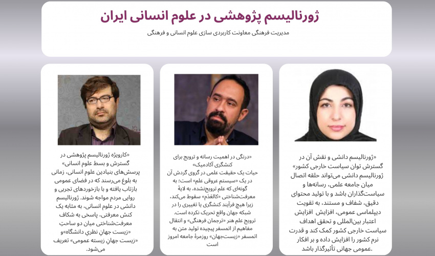 نشست «ژورنالیسم پژوهشی در علوم انسانی»