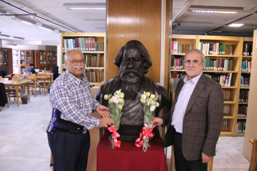 The Visiting of the Indian Cultural Counselor from Institute for Humanities and Cultural Studies