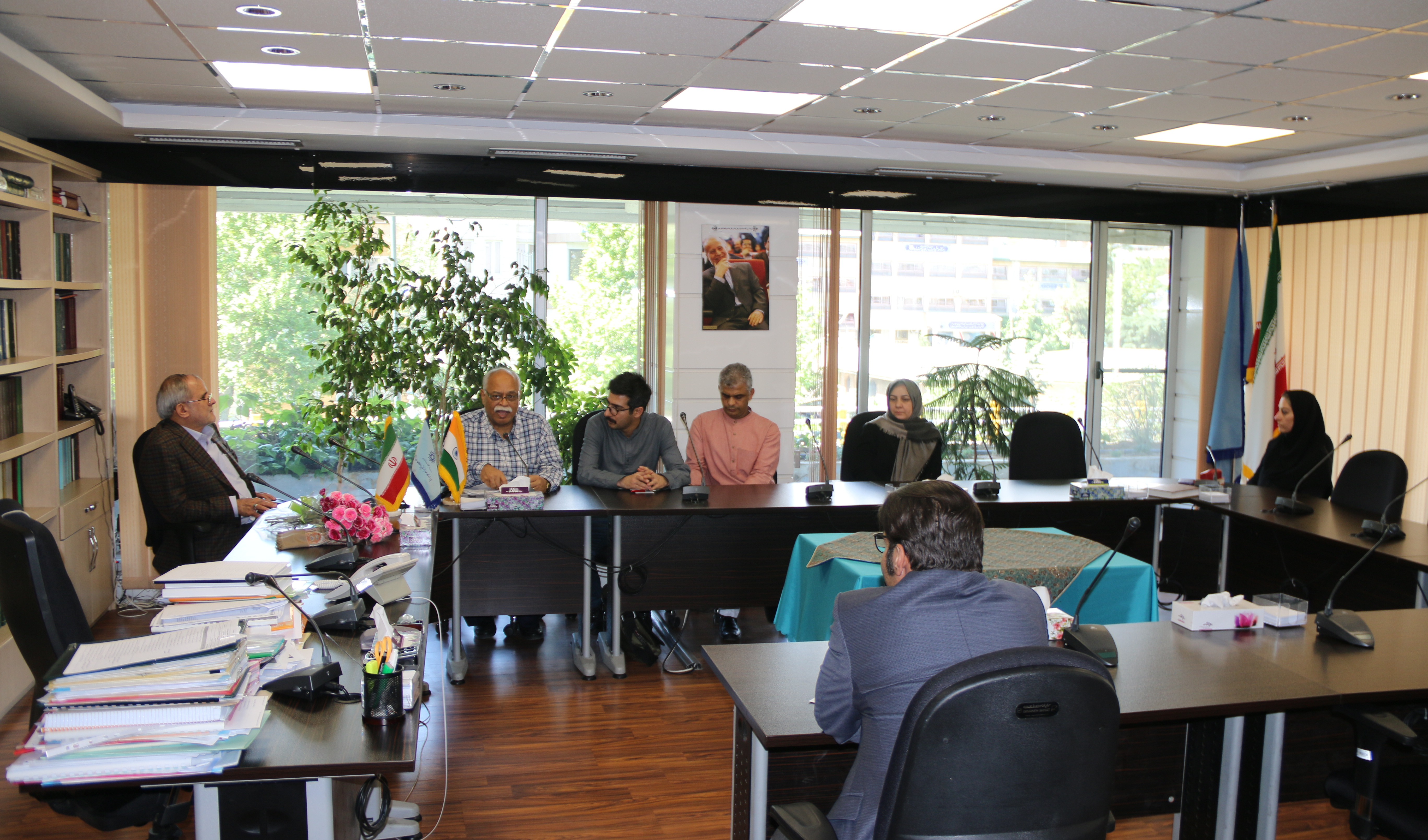 دیدار رایزن فرهنگی هند از پژوهشگاه