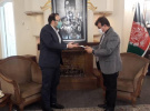 ابلاغ پیام تسلیت دکتر قبادی به سفیر افغانستان