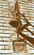 Memorial relief and bell of Dar al-Fonun school