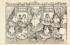 . A painting of a girls' school, Qajar period, 13th Century AH