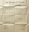 Diploma of Valigoli Delfanian, Memorial School of Tabriz, 1302 ASH