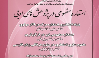 گزارش «استعاره‌ی مفهومی در پژوهش‌های ادبی»