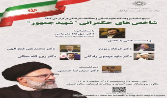 شاخص های حکمرانی "شهید جمهور" ۲۷ اردیبهشت ۱۴۰۴