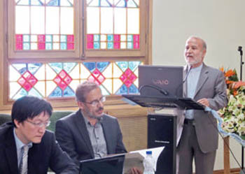 سخنرانی دکتر صادق آیینه وند در همایش همکاری های فرهنگی، اقتصادی ایران و کره جنوبی