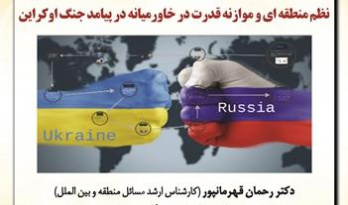 گزارش پیش‌نشست «نظم منطقه‌ای و موازنه قدرت در خاورمیانه در پیامد جنگ اوکراین»